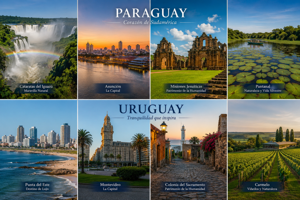 Luxury comparison between Paraguay and Uruguay residency options for global investors and high-net-worth individuals in 2026